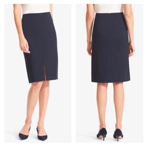 MM Lafleur Greenpoint Pencil Skirt in Navy Blue Size 6